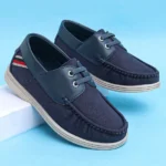 Pine Kids Slip On Color Block Casual Loafer Shoes - Blue