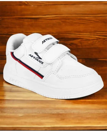 Lil Lollipop Velcro Closure Aerokick Shoes - White