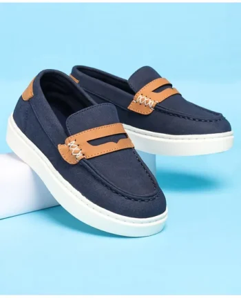 Pine Kids Slip On Casual Shoes - Navy Blue