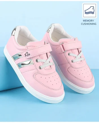 Babyoye Casual Shoes with Velcro - Pink