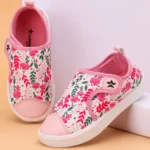 Cute Walk by Babyhug Velcro Closure Floral Printed Casual Shoes - Pink
