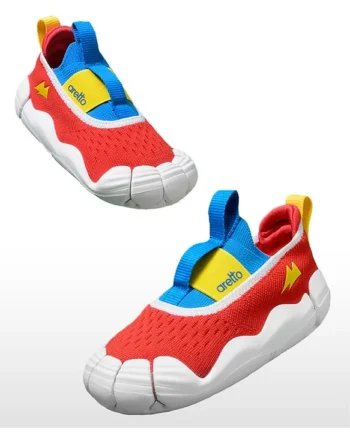 aretto Mesh Detailed Slip On Shoes - Multi Colour
