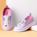 Cute Walk by Babyhug Slip on Casual Shoes with Kitty Print- Purple