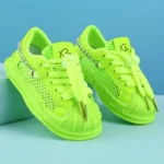 Babyoye Lace Up Casual Shoes - Neon Green