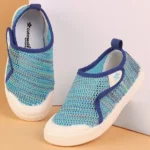 Cute Walk by Babyhug Velcro Closure Textured Casual Shoes - Blue