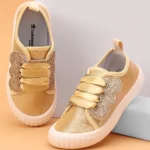 Cute Walk by Babyhug Slip On Glittery Casual Shoes - Gold