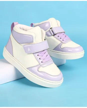 Pine Kids Velcro Closure Casual Shoes - Purple