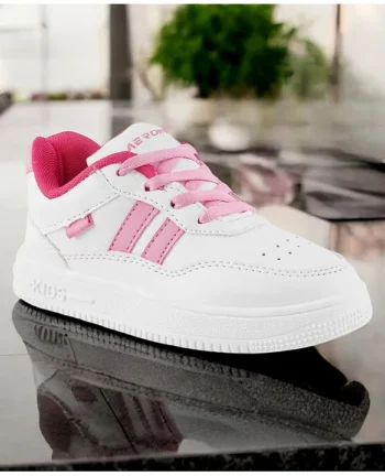 Lil Lollipop Aerokick Text Detailed Lace Up Shoes - Off White
