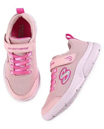 Skechers Casual Shoes With Velcro Closure - Pink