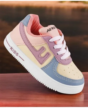 Lil Lollipop Colour Blocked Shoes - Blue
