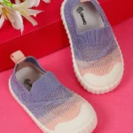 ONYC Mesh Detailed & Colour Blocked Shoes - Purple
