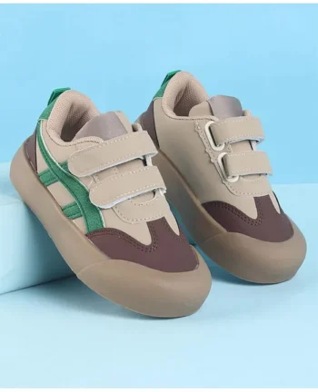 Babyoye Velcro Closure Casual Shoes - Brown