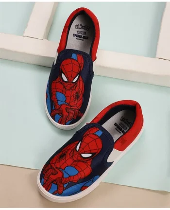 Kidsville Marvel Featuring Spiderman Designed Shoes - Navy Blue