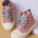 Cute Walk by Babyhug Casual Shoes with Lace up Closure - Pink