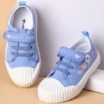 Cute Walk by Babyhug Casual Shoes with Velcro Closure & Floral Embroidery - Blue