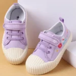 Cute Walk by Babyhug Casual Shoes with Velcro Closure & Floral Embroidery - Purple