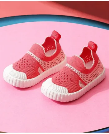 ONYC Colour Blocked Slip On Shoes - Pink