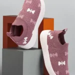 PASSION PETALS Abstract Designed Slip On Shoes - Onion Pink