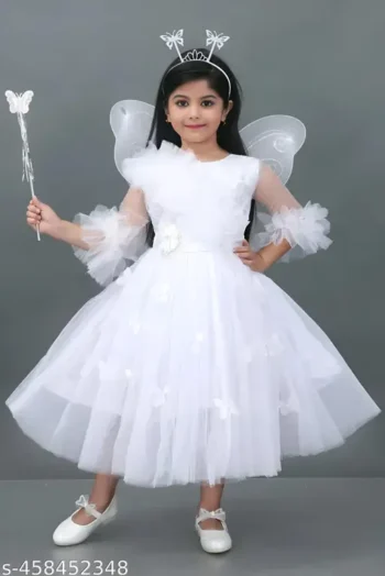 Girls Angel Pari frock Dress, Pori frock dresses for girls.