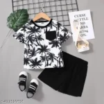Stylish Printed Kids Boys And Girls Clothing Set