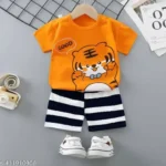 Stylish Printed Kids Boys And Girls Clothing Set