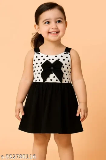 fancy party wear round neck shouldar strap knee length printed cotton fab...