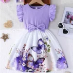 KIDS/GIRLS PRINTED FROCKS DRESS