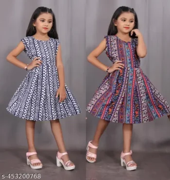 Frocks & Dresse Printed Stylish Frocks & Dresses For Girls