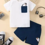 Stylish Printed Kids Boys And Girls Clothing Set