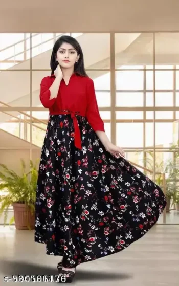 cute modern classy girls frocks & dresses & Modern Fancy Girls Ethnic Dress