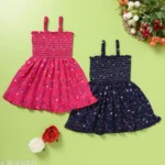 Pretty girls sweet frock.