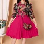 Latest Printed Pleated Frock and Dress with Bag Stylish Kids Frock for Girls Perfect frocks for baby girl Birthday kids frocks 4-5 year or party wear frocks for girls Trending long frock for girls Latest fancy frock for girls and frock for girls 7-8 years,cotton frocks for girls