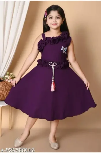 Agile Comfy Girls Frocks & Dresses