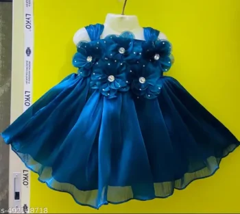 baby girls kids frock party wear