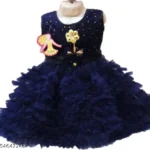 Girls Midi/Knee Length Festive/Party Dress