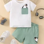 Stylish Printed Kids Boys And Girls Clothing Set